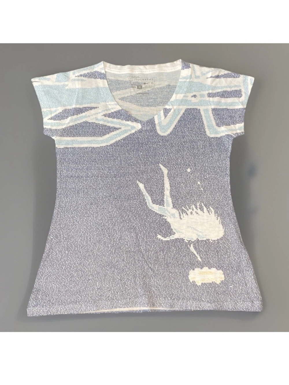 Litographs Women Short Sleeve Med Graphic T-Shirt “Slow Regard Of Silent Things”